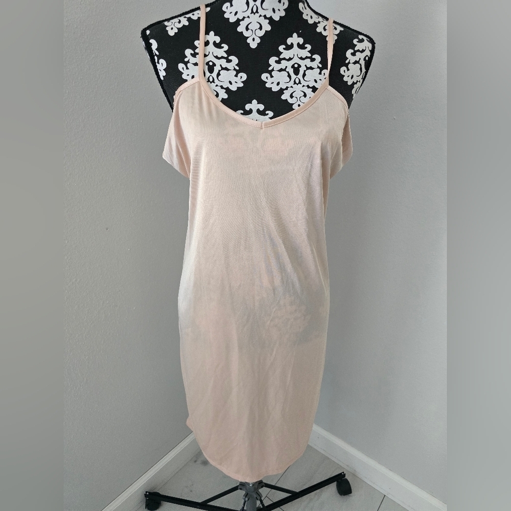New York & Company Blush Chemise